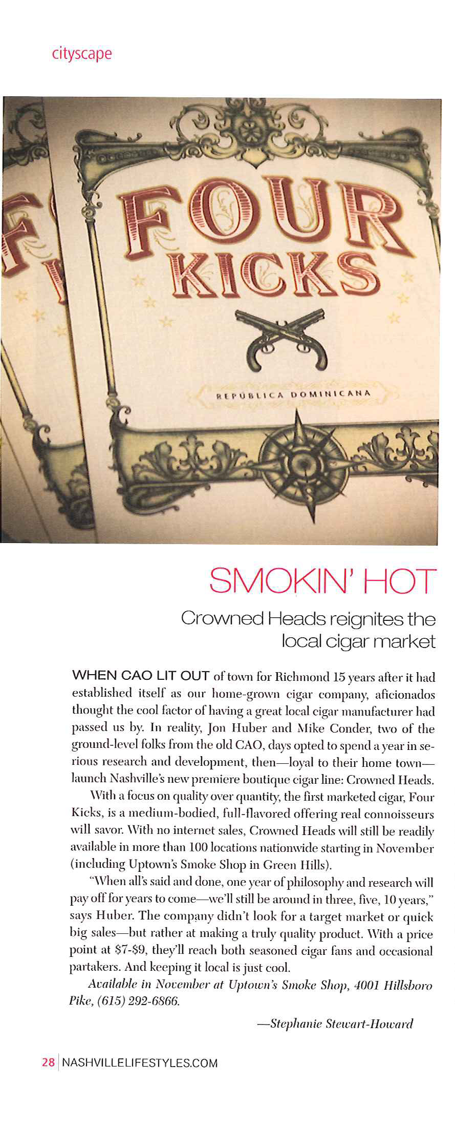 Smokin’ Hot: Crowned Heads Reignites The Local Cigar Market
